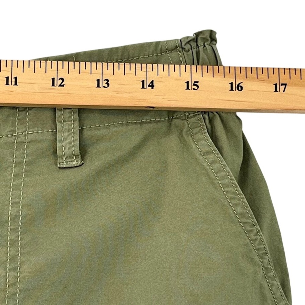 Sanctuary Utility Shorts Women Large Olive Green Cuffed Cargo - Picture 6 of 9
